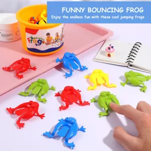 Jumping Leap Frog Toy Funny Bouncing Frog Toys for Kids Birthday Party Favors - Picture 1 of 12