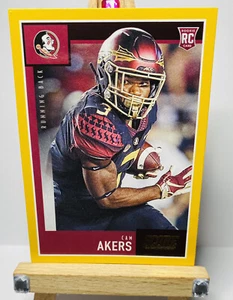 CAM AKERS 2020 Panini Score Football Rookie RC #375 GOLD Florida State - Picture 1 of 6