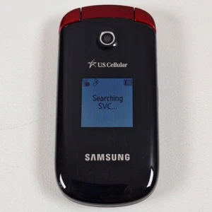 Samsung Chrono 2 II SCH-R270 telefono con sportello rosso/nero (cellulare USA) - Foto 1 di 11