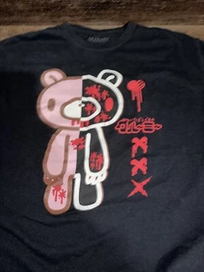 Gloomy Bear The naughty Grizzly T-Shirt Adult Extra Large Black Anime Graphic - Picture 1 of 6