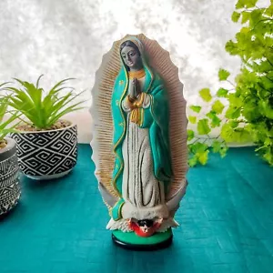 Our Lady of Guadalupe Blessed Virgin Mother Mary 8.5" Catholic Altar Statue - Picture 1 of 10