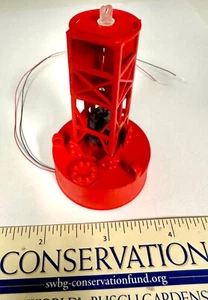 LIGHTED BLINKING Red Waterline Navigation Buoy RTR O Scale - SME Platinum Series - Picture 1 of 9