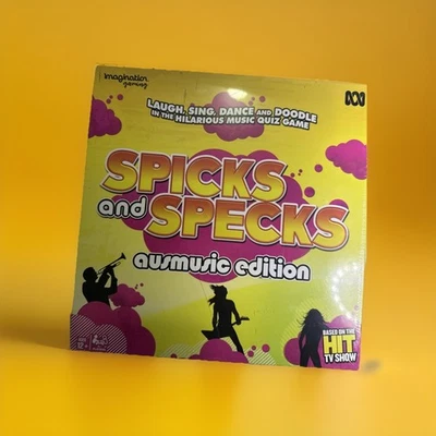 Spicks and Specks The Board Game 2008 Based On Hit Tv Music Show ABC  Sealed - Image 1 of 4