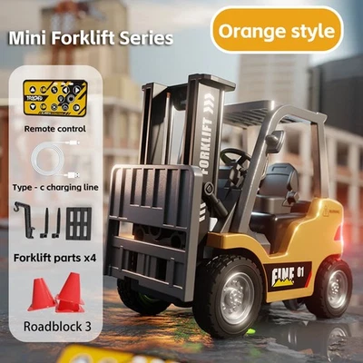 RC Car Alloy Forklift HG-4-243 RTR 1/64 2.4G Support App Collection Gift - Image 1 of 4