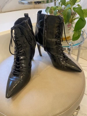 Sam Edelman Frania Lace Up Stilletto Bootie Size 9 - Image 1 of 4