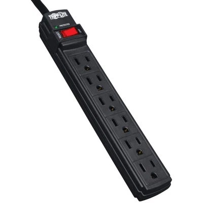 TRIPP LITE® BY EATON® Protect It! 360-Joules Surge Protector, 6 Outlets,... - Image 1 of 4