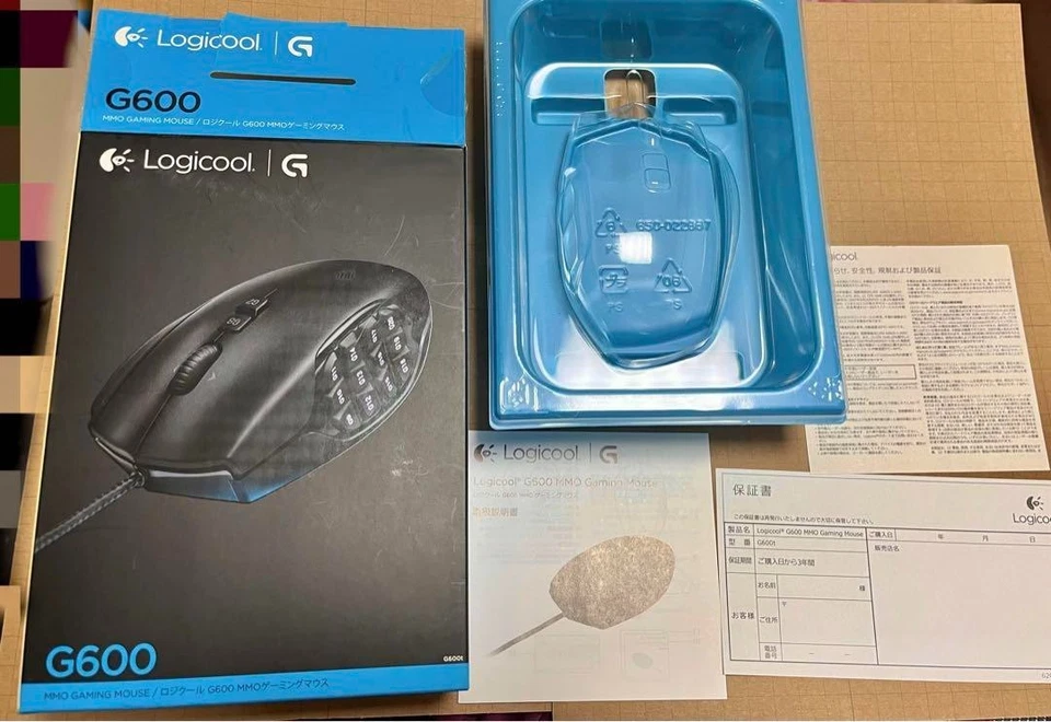 Gaming Mouse Logicool Logitech G600 20 Programmable Buttons8200dpi Wired USBGame - Image 1 of 4