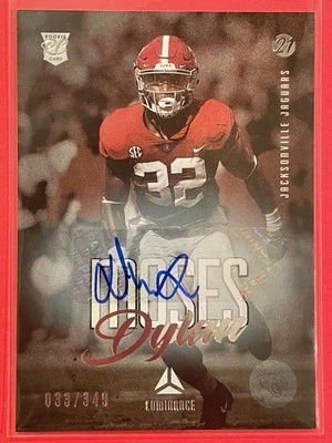 2021 Panini Luminance Dylan Moses Rookie Auto /349 RC #178 Football Jaguars - Image 1 of 3