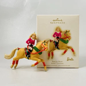 🌟Hallmark Keepsake Barbie Caballo de Montar "Best in Show" Adorno de Navidad 2009 - Imagen 1 de 6