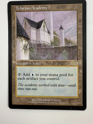 Tolarian Academy MTG Reserved List Rare Magic the Gathering Urzas Saga LP - Image 1 of 4