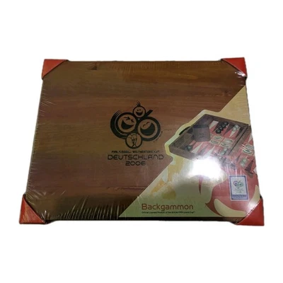 Backgammon WM 2006 FIFA World Cup Neu | New aus Holz | Vintage | Rarität  - Bild 1 von 4