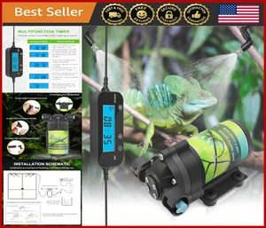 Automatic Reptile Misting System Timer, 6 Nozzle Humidifier, Quiet Self-Priming - Picture 1 of 8