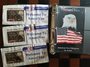 Ameri Vox:  Manual & 3 phone cards   "The Three Stooges" phone cards  Set of 3 - Picture 1 of 4