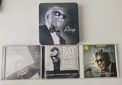 Ray Charles Forever Legends Collector's Edition Steel Book 3 Disc Set 2007 - Image 1 of 4