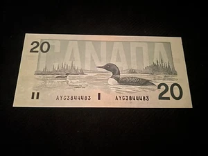 AYG3844483 1991 Canada Radar 20$ Bank Note UNC - Bild 1 von 2