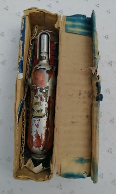Rare ancien extincteur en verre automobile E 140 super auto tourisme - Immagine 1 di 4