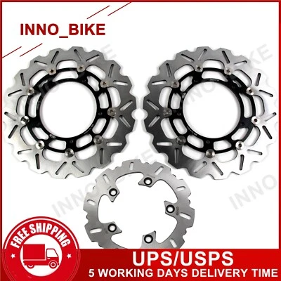 YZF R1 2007-2014 Front Rear Brake Rotors For Yamaha YZF R6 2005-2015 YZF-R6 2006 - Image 1 of 2