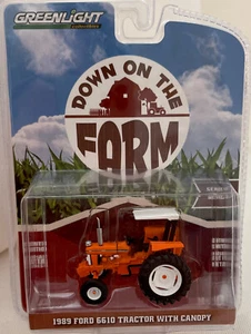 Greenlight Down On The Farm Series 6 1989 Ford 6610 Tractor W/ Canopy 1:64 New - Picture 1 of 4