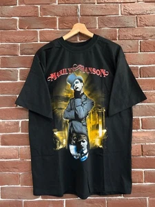 Marilyn Manson Grotesque Vintage 00s Band Tee Rock Rare XXL BLACK - Picture 1 of 5
