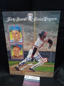 Bobby Doerr Willie McCovey Signed Forty-Seventh Hall Of Fame Program JSA - 1 # - Picture 1 of 2