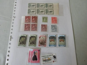 BRITISH VIRGIN ISLANDS STAMPS AND VIRGIN ISLANDS - Picture 1 of 2