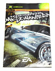 NOTICE ORIGINALE NEED FOR SPEED MOST WANTED JEU COSOLE XBOX MICROSOFT PAL FRA