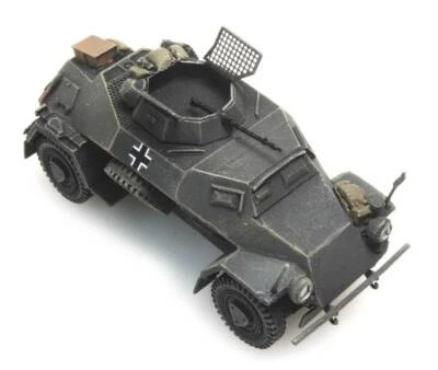 ARTITEC 387.105-GR Sd.Kfz 221 4 Rad MG 34 grigio HO 1:87 - Immagine 1 di 4