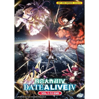 DVD ANIME~ENGLISH DUBBED~Date A Live Season 4(1-12End)All region - Image 1 of 4