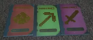 Lot of 3 Books MINECRAFT FROM MOJANG HANDBOOKS ESSENTIAL, COMBAT & REDSTONE HAND - Imagen 1 de 6