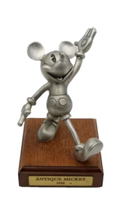 Statua statuina Disney antica Topolino 1931 Hudson peltro fine 5" LE #1213/2500 - Foto 1 di 4