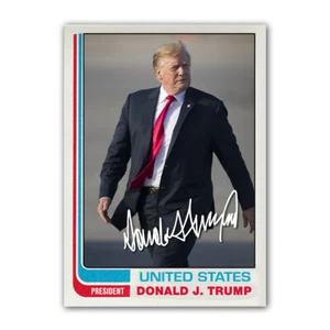 Tarjeta de béisbol presidencial estilo 1982 novedad personalizada de Donald Trump gop maga - Imagen 1 de 4