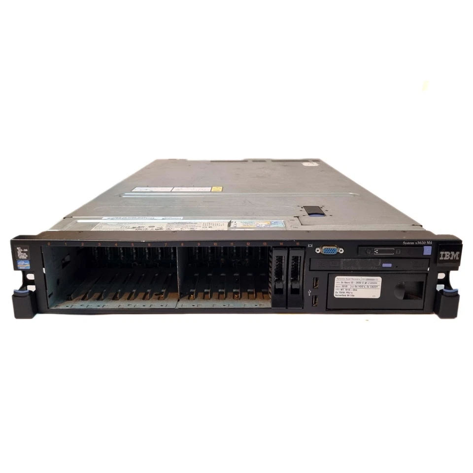 IBM System x3650 M4 Dual Xeon E5-2650 2.0GHz 32GB 16-Bay SFF M110e Server - Image 1 of 1
