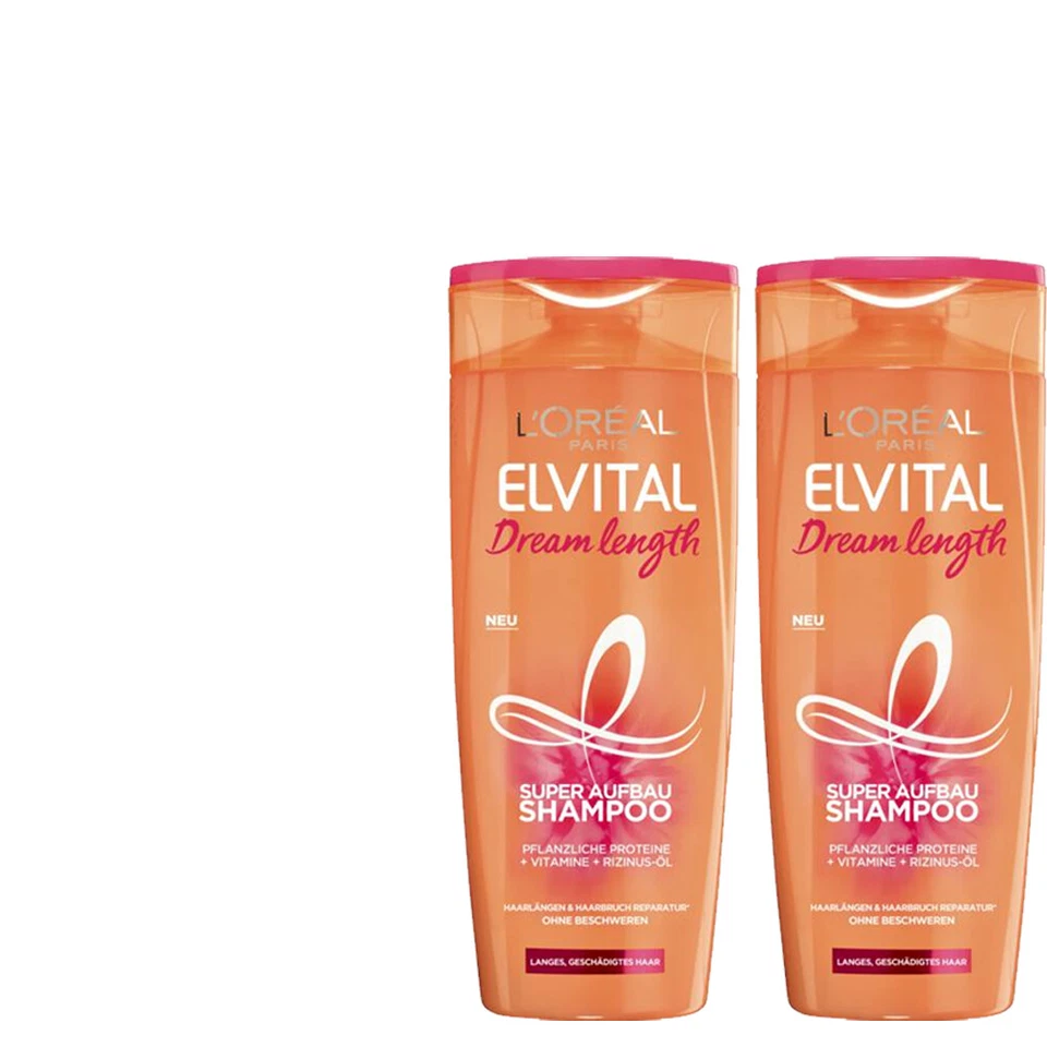 2x300ml Loreal Elvital Dream Length Super - Aufbau Pflege - Shampoo  - Bild 1 von 1