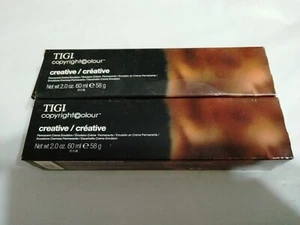 Lot of 2 TIGI 4/45 Copper Mahogany Brown Creative Demi Permanent  - Picture 1 of 2