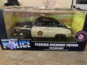 Ertl American Muscle Police 1949 Mercury Florida Highway Patrol 1/18 Diecast - Bild 1 von 9