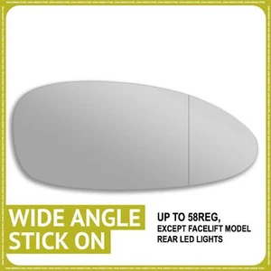Right for Porsche 911 04-08 UP TO 58 REG wing mirror glass Wide Angle - Picture 1 of 4