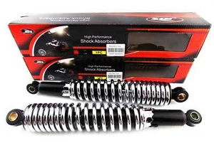 BSA B44 SHOOTING STAR / VICTOR 330mm JBS BLACK/CHROME REAR SHOCK ABSORBERS - Bild 1 von 4