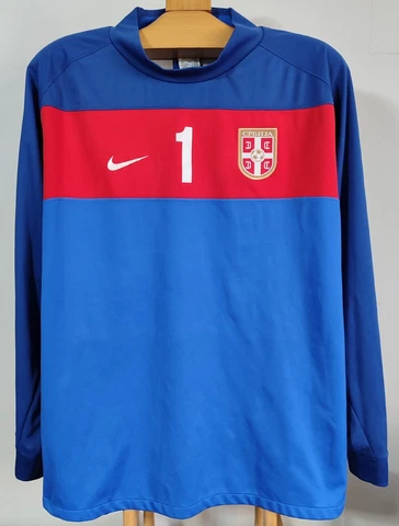 Serbia Nike Football Goalkeeper Jersey Training Shirt Track Suit Size XXL Cover
