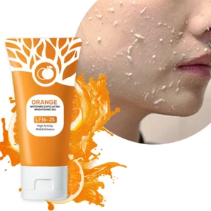 50g Orange Enzymes Facial Skin Exfoliating Brightening Scrub Gel Hot US ~~ - Picture 1 of 9