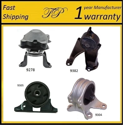 4 piezas montaje motor para mitsubishi galant 2008-2012 2,4 L Foto 1 de 4