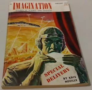Vintage -Imagination: Stories Of Science And Fantasy- January - 1952 - READ - Picture 1 of 3