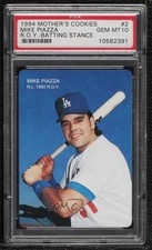 1994 Mother's Cookies Mike Piazza Food Issue Mike Piazza #2 PSA 10 GEM MT HOF
