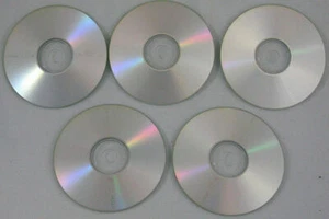 TDK Blank CDRs Lot of 5 52X 700MB 80 Min  - Picture 1 of 3