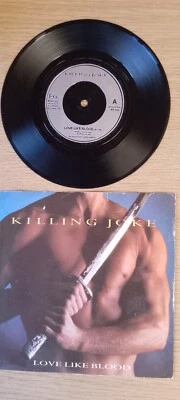 Killing Joke - Love Like Blood - Used Vinyl Record 7 - H6073z - Image 1 of 2