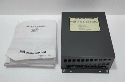 BASLER ELECTRIC SR8A STATIC VOLTAGE REGULATOR 125VDC 7A SR8A-2B06B3E SR8A2B06B3E - Image 1 of 4