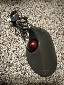 Microsoft Trackball Explorer 1.0 Mouse PS2/USB Compatible X05-87475 - Afbeelding 1 van 5