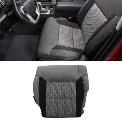 FUNDA ASIENTO TELA REPUESTO FONDO CONDUCTOR PARA TOYOTA TUNDRA 2014-2021 NUEVA Foto 1 de 4