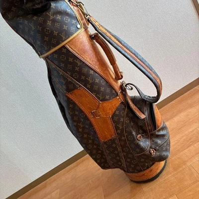 Bolso Louis Vuitton Golf Caddy Bolso Club Lona Monograma Cuero De Colección LV Japón Foto 1 de 4