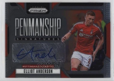2024-25 Panini Prizm Premier League Penmanship Elliot Anderson #P-EA Auto - Image 1 of 2