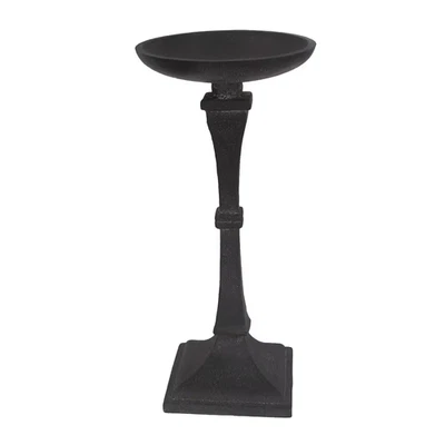11 In. Fabius Black Candle Holder - Image 1 of 4